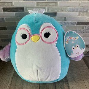 NEW Squishmallows 10” Glasses Raina the Penguin Plush Toy Stuffed Animal